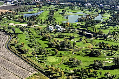 Aereal view of Golf Club di Lignano